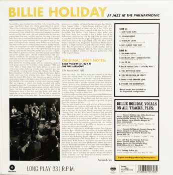 LP Billie Holiday: At Jazz At The Philharmonic LTD 58802