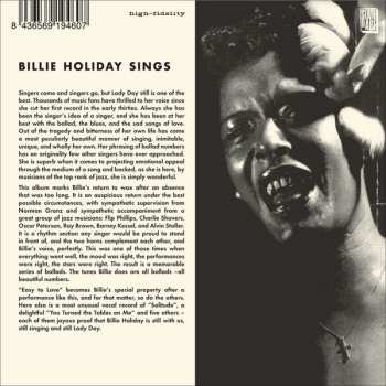 CD Billie Holiday: Billie Holiday Sings 90876
