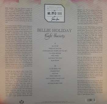 LP Billie Holiday: Café Society - Numbered 1.111 Units Only, 180g White Vinyl CLR 411092