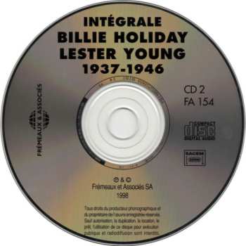3CD Billie Holiday: Complete Billie Holiday Lester Young / Intégrale Billie Holiday Lester Young 1937-1946 502335