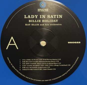 LP Billie Holiday: Lady In Satin LTD | CLR