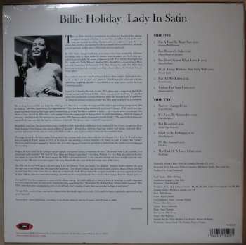 LP Billie Holiday: Lady In Satin CLR 530211