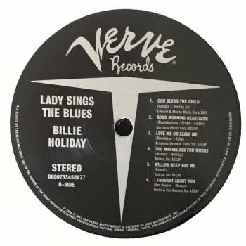 LP Billie Holiday: Lady Sings The Blues