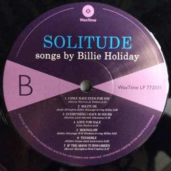 LP Billie Holiday: Solitude LTD 422935