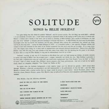 LP Billie Holiday: Solitude