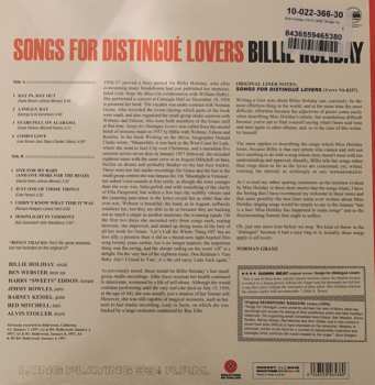 LP Billie Holiday: Songs For Distingué Lovers LTD | CLR 61206