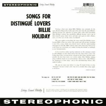 LP Billie Holiday: Songs For Distingué Lovers 46553