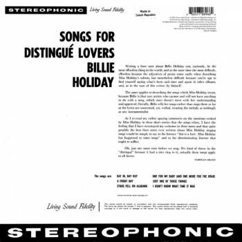 LP Billie Holiday: Songs For Distingué Lovers 46553