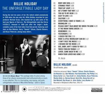 CD Billie Holiday: The Unforgettable Lady Day 295046