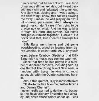 CD Billy Bang Quintet: Rainbow Gladiator