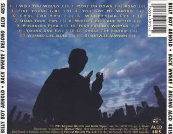 CD Billy Boy Arnold: Back Where I Belong 538045