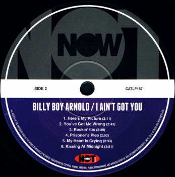 LP Billy Boy Arnold: I Ain't Got You 72028