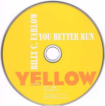 CD Billy C. Farlow: You Better Run 278754