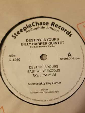 LP Billy Harper Quintet: Destiny Is Yours 465741