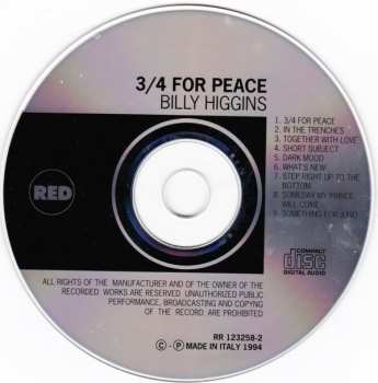 CD Billy Higgins: 3/4 For Peace 429561