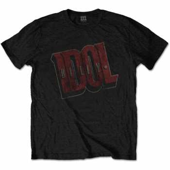 Merch Billy Idol: Tričko Vintage Logo Billy Idol 