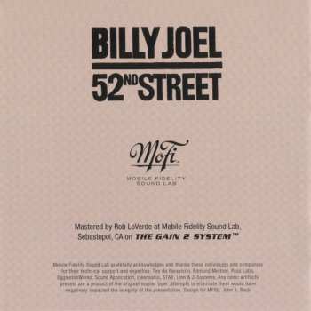 SACD Billy Joel: 52nd Street LTD | NUM 454402