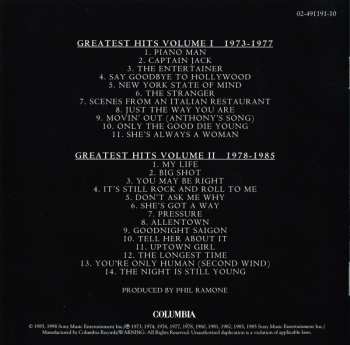2CD Billy Joel: Greatest Hits Volume I & Volume II 423364
