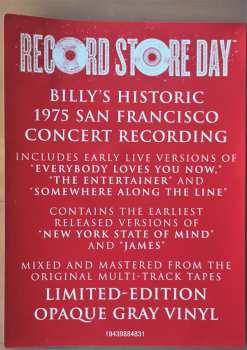 2LP Billy Joel: Live At The Great American Music Hall, 1975 CLR | LTD 478664