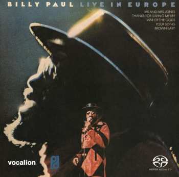 Album Billy Paul: Live In Europe