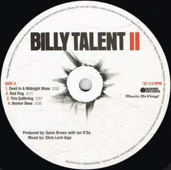 2LP Billy Talent: Billy Talent II 61568