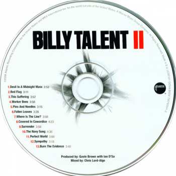 CD Billy Talent: Billy Talent II 4688