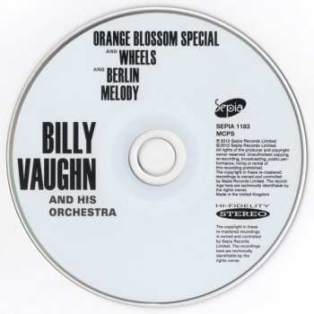 CD Billy Vaughn And His Orchestra: Orange Blossom Special & Wheels / Berlin Melody 532246