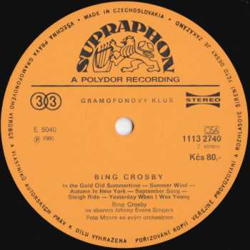 LP Bing Crosby: Seasons 41965