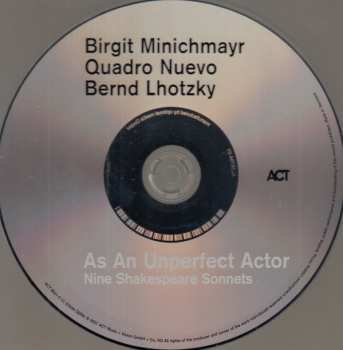 CD Birgit Minichmayr: As An Unperfect Actor 231763