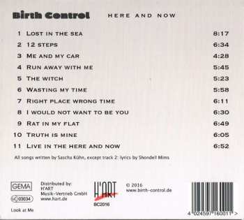 CD Birth Control: Here And Now DIGI 316941