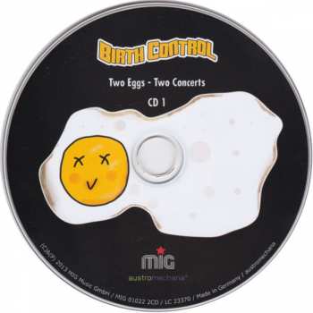 2CD Birth Control: Two Eggs - Two Concerts DIGI 96949