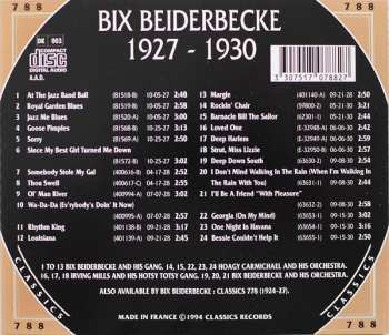 CD Bix Beiderbecke: 1927-1930