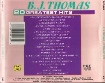 CD B.j. Thomas: 20 Greatest Hits