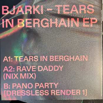 LP Bjarki: Tears In Berghain EP CLR 525061