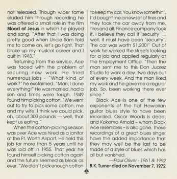 CD Black Ace: I'm The Boss Card In Your Hand