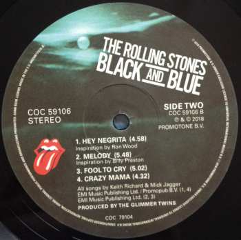 LP The Rolling Stones: Black And Blue 4775
