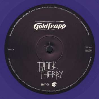 LP Goldfrapp: Black Cherry LTD | CLR 4798