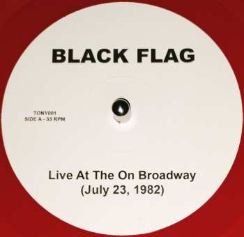 LP Black Flag: Live At "The On Broadway" 23 July 1982 488696