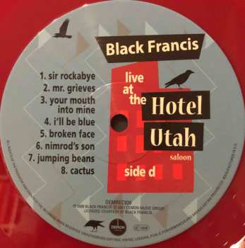 2LP Black Francis: Live At The Hotel Utah Saloon 58515