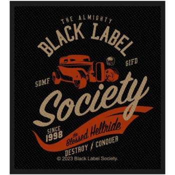 Merch Black Label Society: Black Label Society Standard Patch: The Blessed Hellride