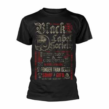 Merch Black Label Society: Tričko Destroy & Conquer XXXL