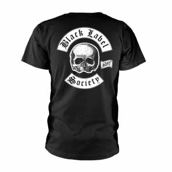Merch Black Label Society: Tričko Skull Logo Black Label Society Pocket (black) XL