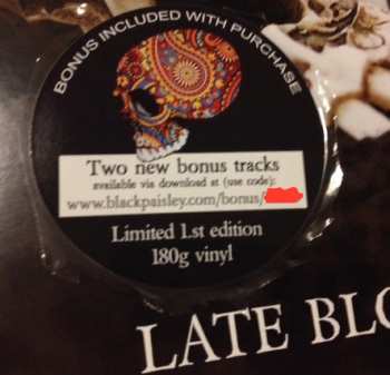 LP Black Paisley: Late Bloomer LTD 256166