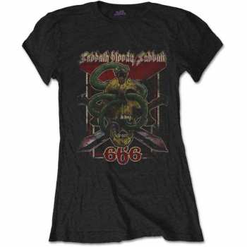 Merch Black Sabbath: Dámské Tričko Bloody Sabbath 666 