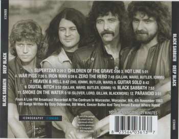 CD Black Sabbath: Deep Black - The Massachusetts Broadcast 1983 395805