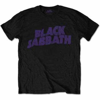 Merch Black Sabbath: Dětské Tričko Wavy Logo Black Sabbath  5-6 let