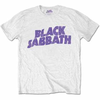 Merch Black Sabbath: Dětské Tričko Wavy Logo Black Sabbath  1-2 roky