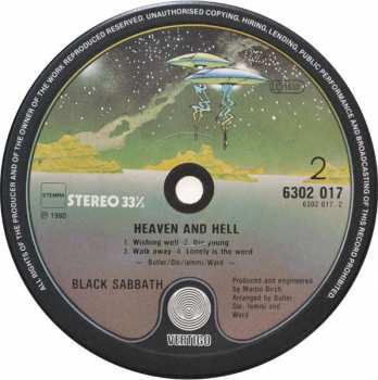 2LP Black Sabbath: Heaven And Hell