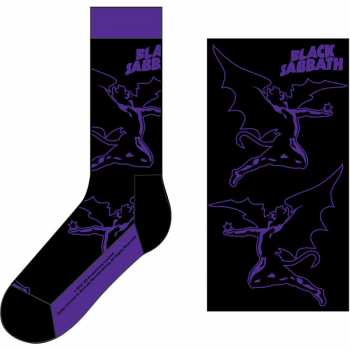 Merch Black Sabbath: Kotníkové Ponožky Logo Black Sabbath & Demon