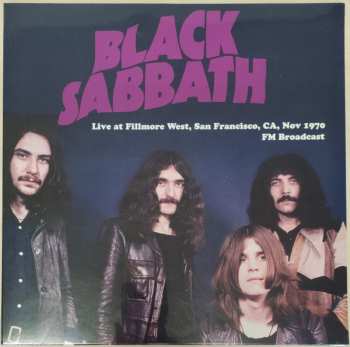 Album Black Sabbath: Live at Fillmore West, San Francisco, CA, Nov 1970